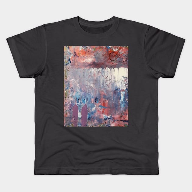 Couple Watching the Sunset Kids T-Shirt by NightserFineArts